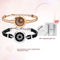Couple Leather Rope Snake Bone Induction Interactive Bracelet