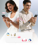 Couple Leather Rope Snake Bone Induction Interactive Bracelet
